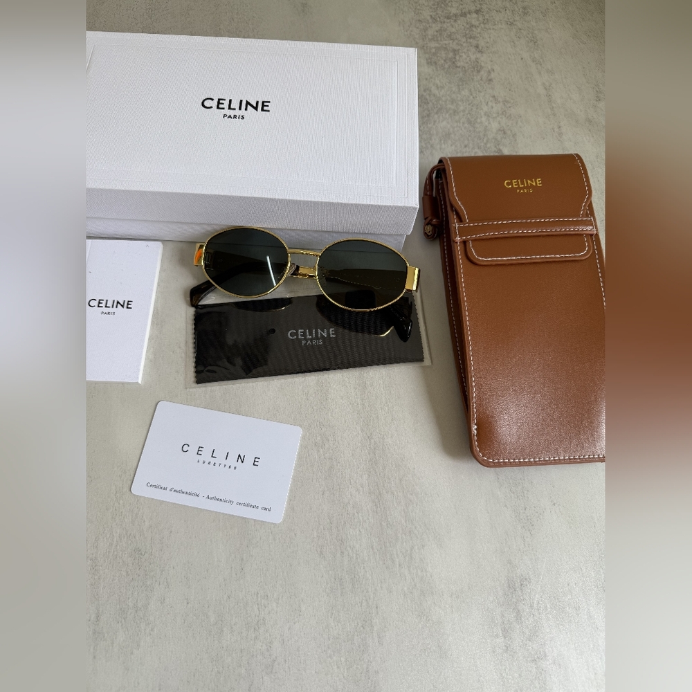 Celine Triomphe Metal Sunglasses